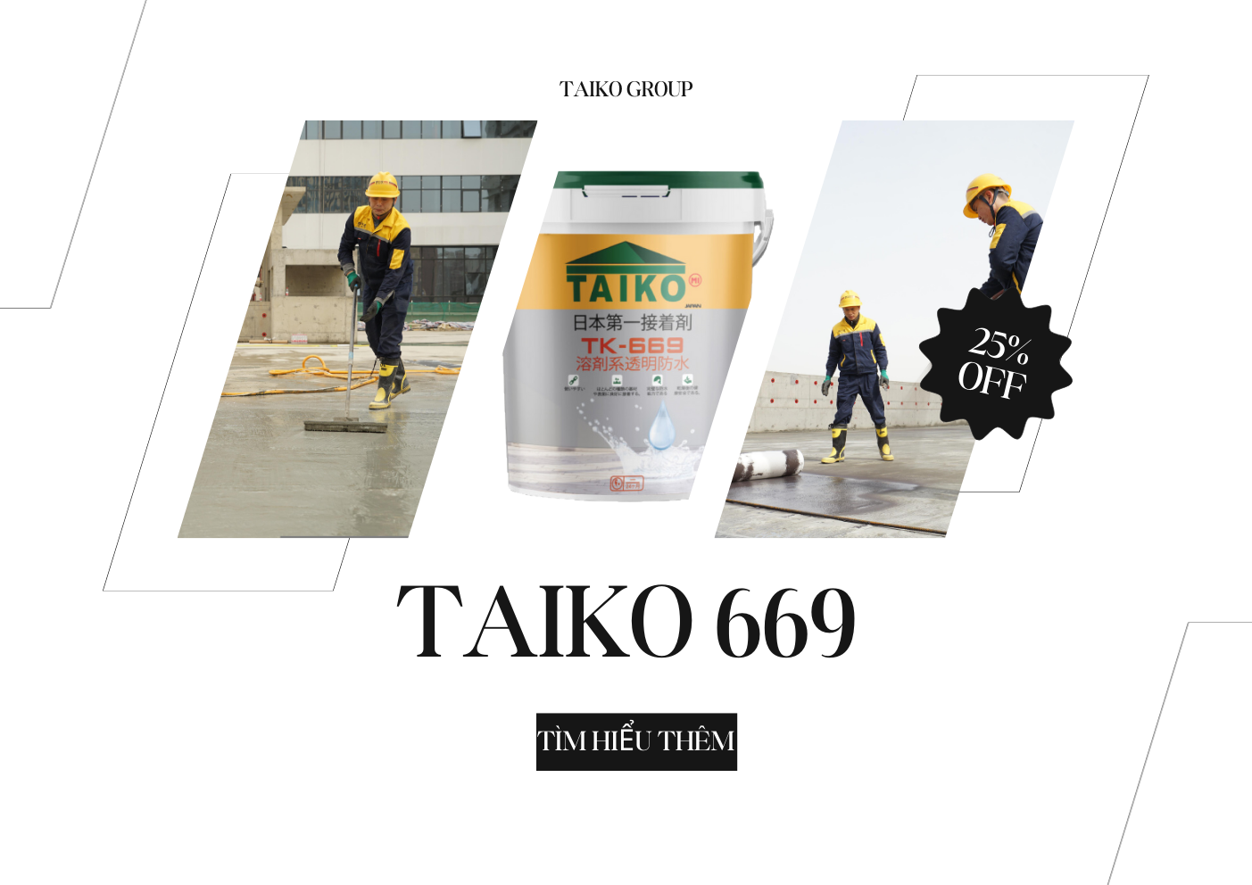Sơn Chống Thấm Trong Suốt TAIKO 669 – Giải Pháp Bảo Vệ Công Trình Hiện Đại