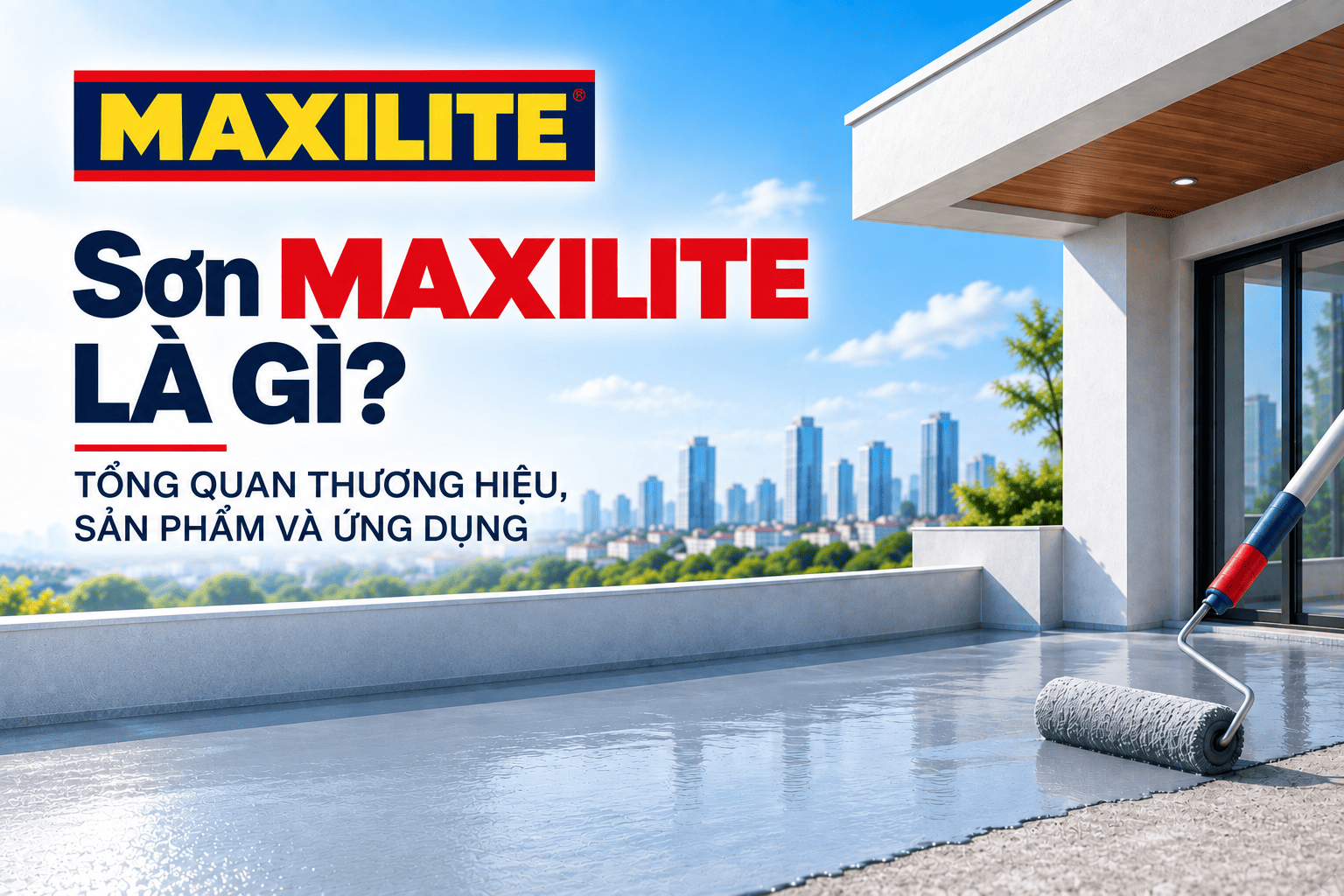 Sơn Maxilite Là Gì? Maxilite Tough, Ngoại Thất & Chống Thấm