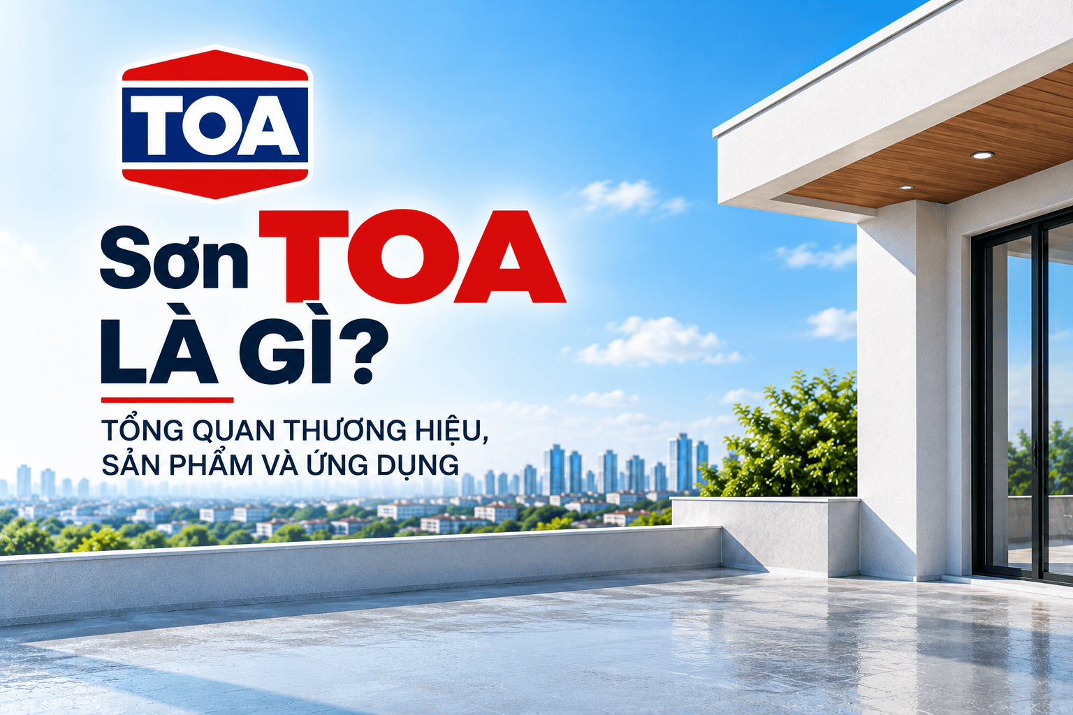 Sơn TOA Là Gì? Các Loại Chống Thấm TOA Và Ứng Dụng