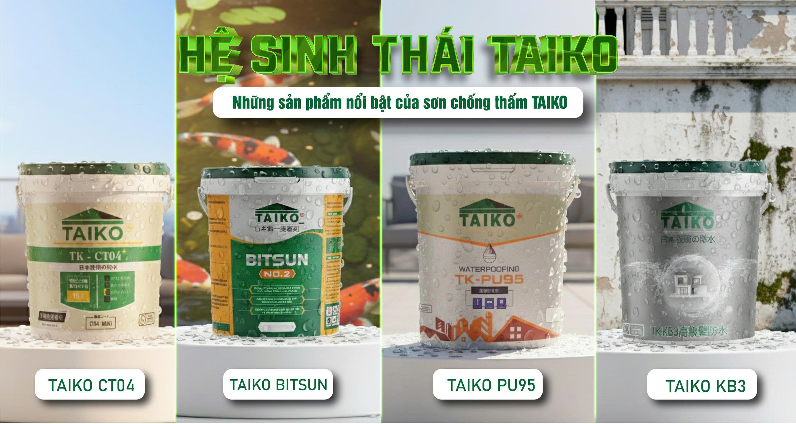 Taiko Group – Thương Hiệu Chống Thấm Công Nghệ Nhật Bản Được Hàng Loạt Báo Lớn Đưa Tin