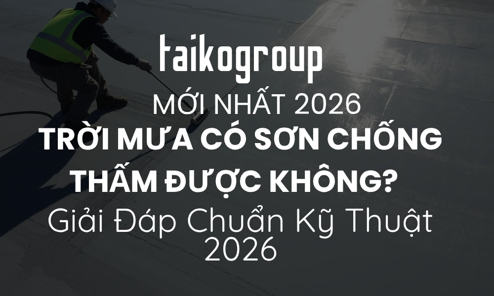 Trời Mưa Có Sơn Chống Thấm Được Không?