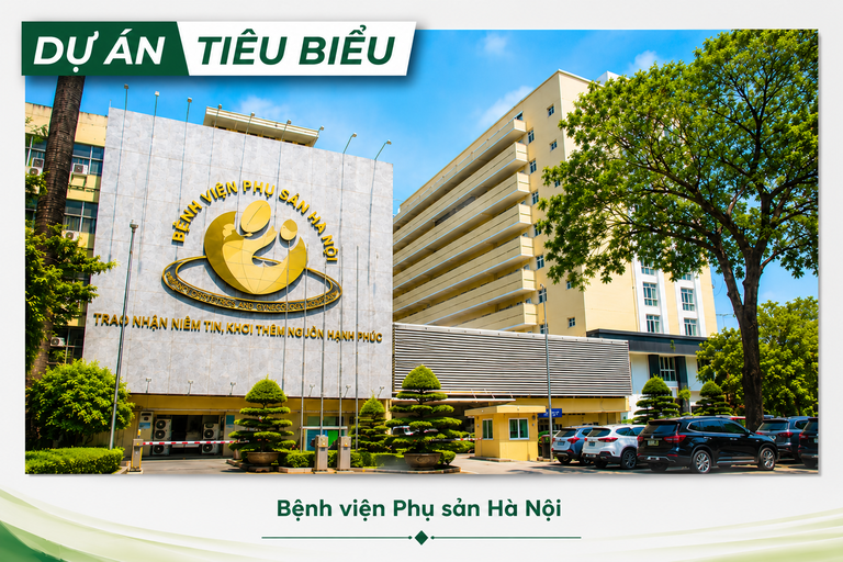 Bệnh Viện Phụ Sản Hà Nội Ứng Dụng Giải Pháp Sơn Chống Thấm TAIKO