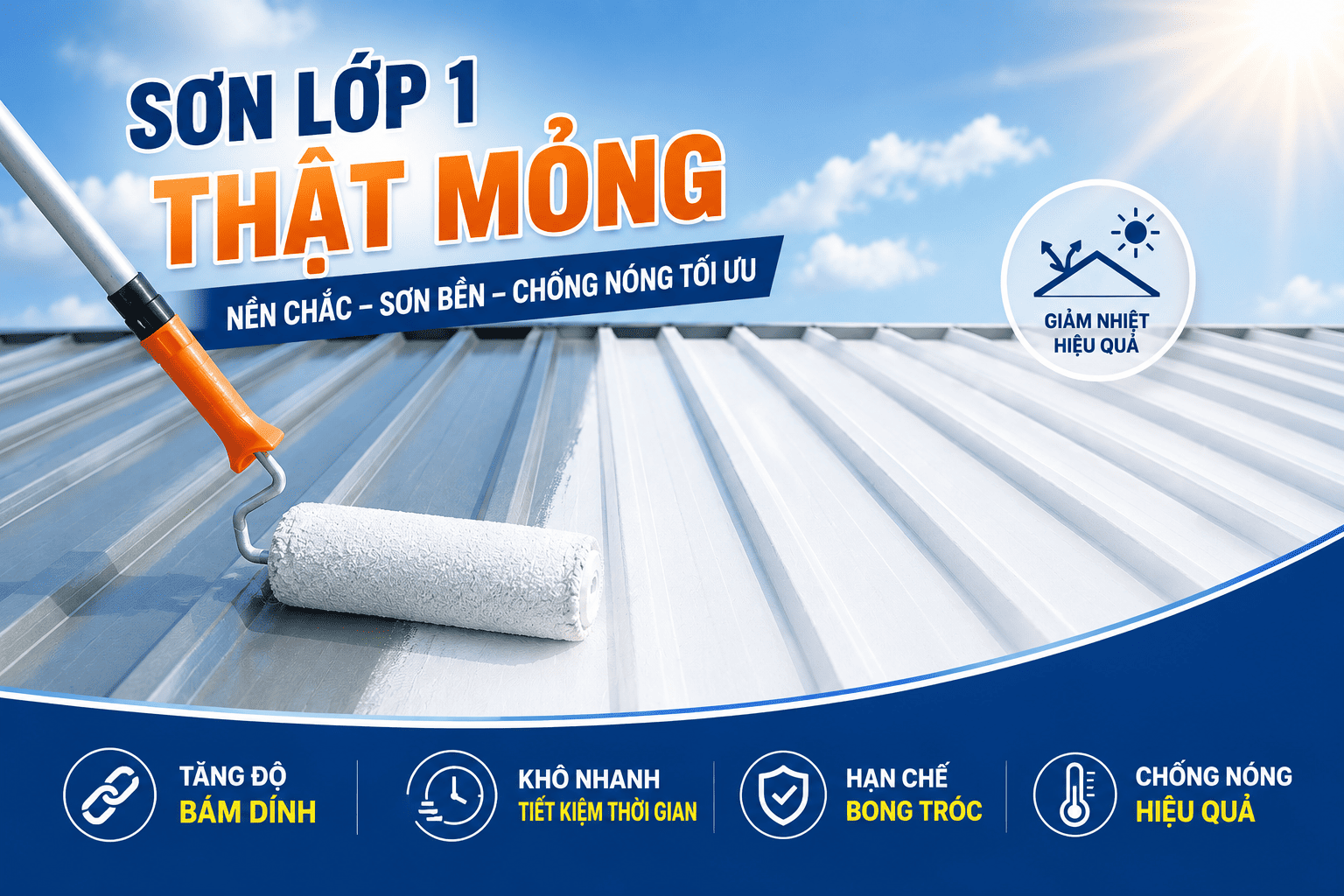Vì Sao Nên Sơn Lớp 1 Thật Mỏng?