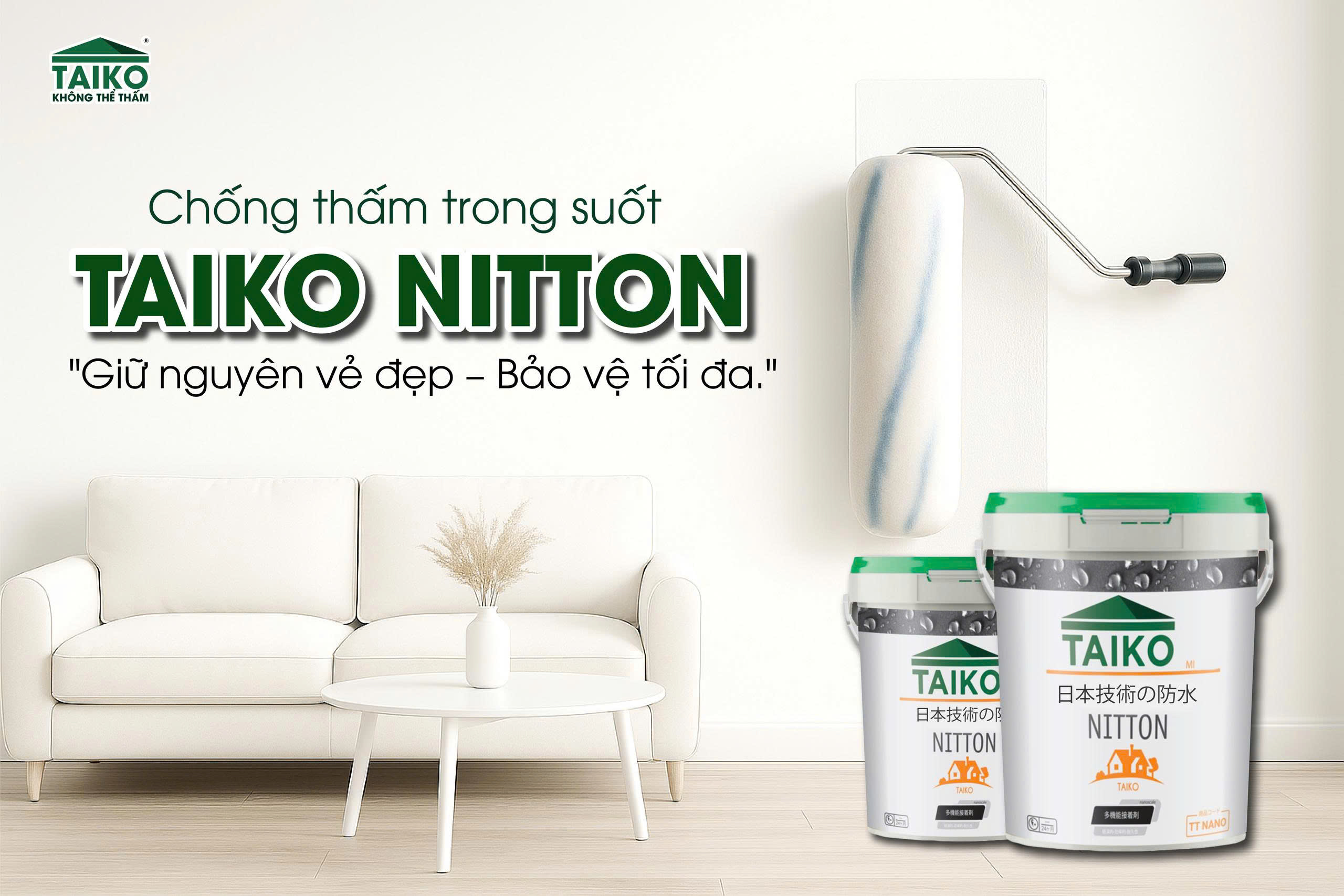 Hướng Dẫn Kỹ Thuật Thi Công Sơn Chống Thấm TAIKO Đúng Cách, Bền Chắc 10 Năm