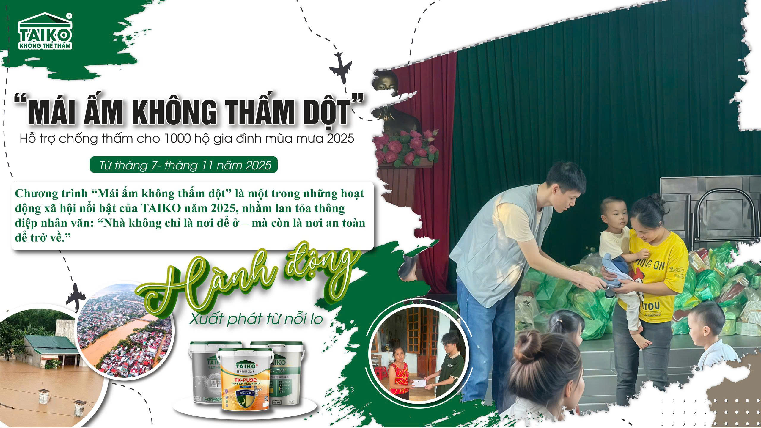 TAIKO GROUP Ủng Hộ 5 Triệu Đồng Hỗ Trợ Bà Con Nghệ An Khắc Phục Hậu Quả Bão Số 3