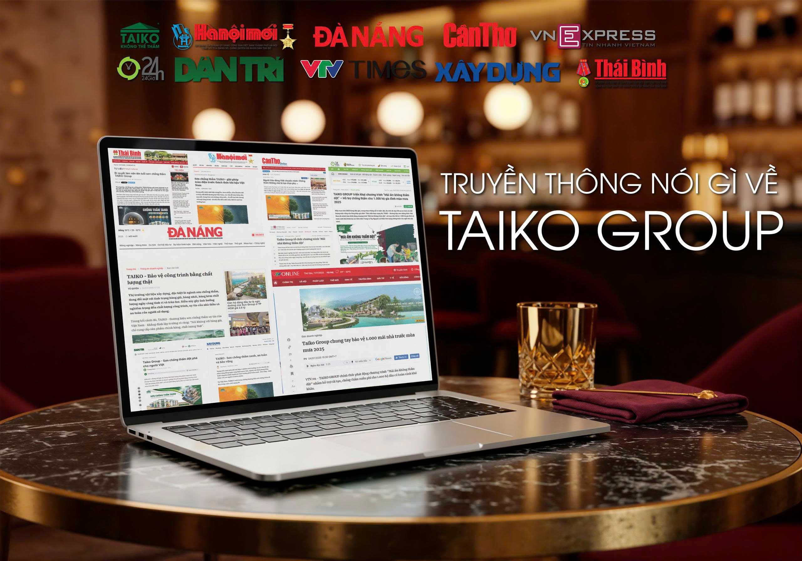 TAIKO GROUP – Nổi Bật Trên Báo Chí Chính Thống: Khẳng Định Vị Thế Sơn Chống Thấm Hàng Đầu Việt Nam