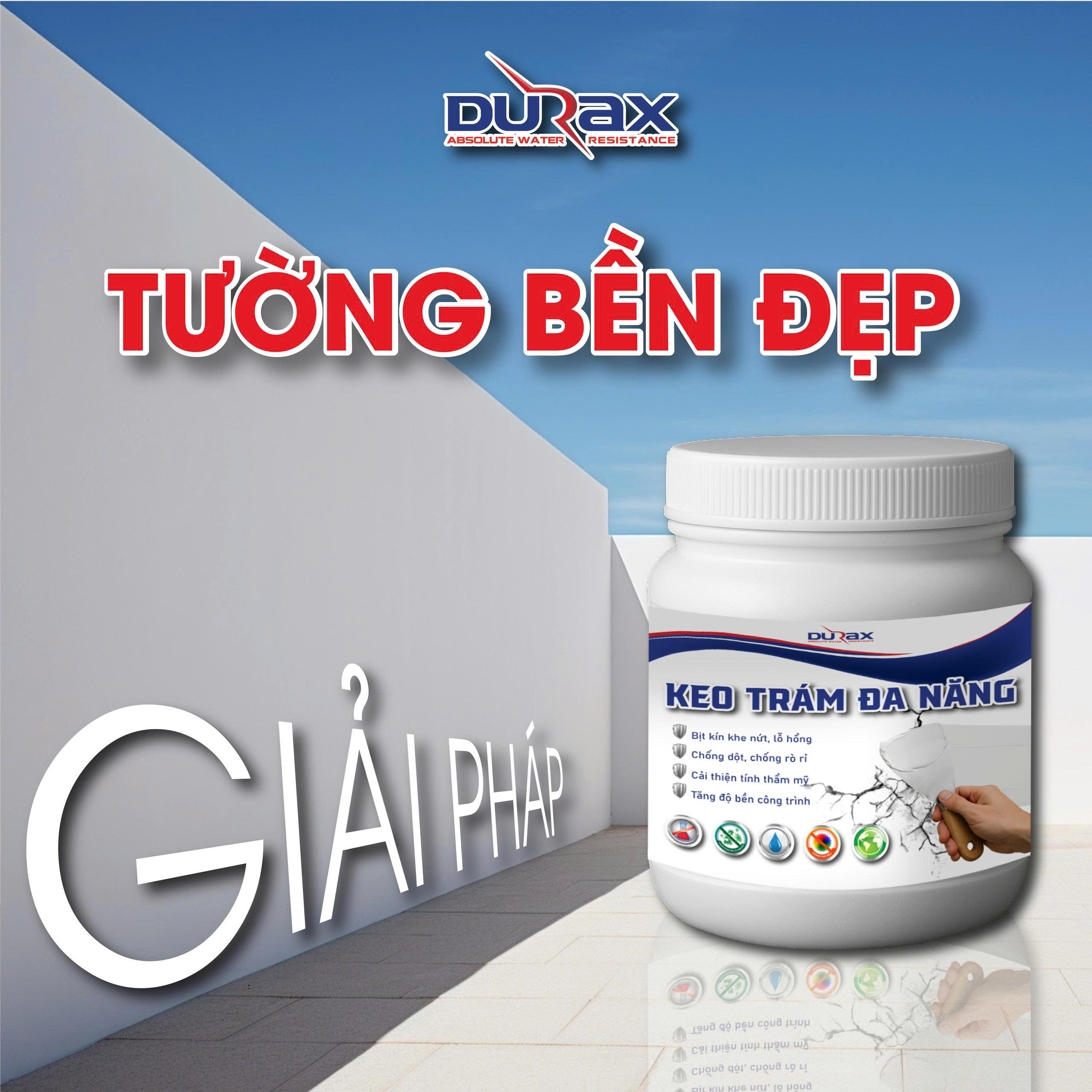 So Sánh Keo Trám Vá Tường DURA Với Các Thương Hiệu Khác