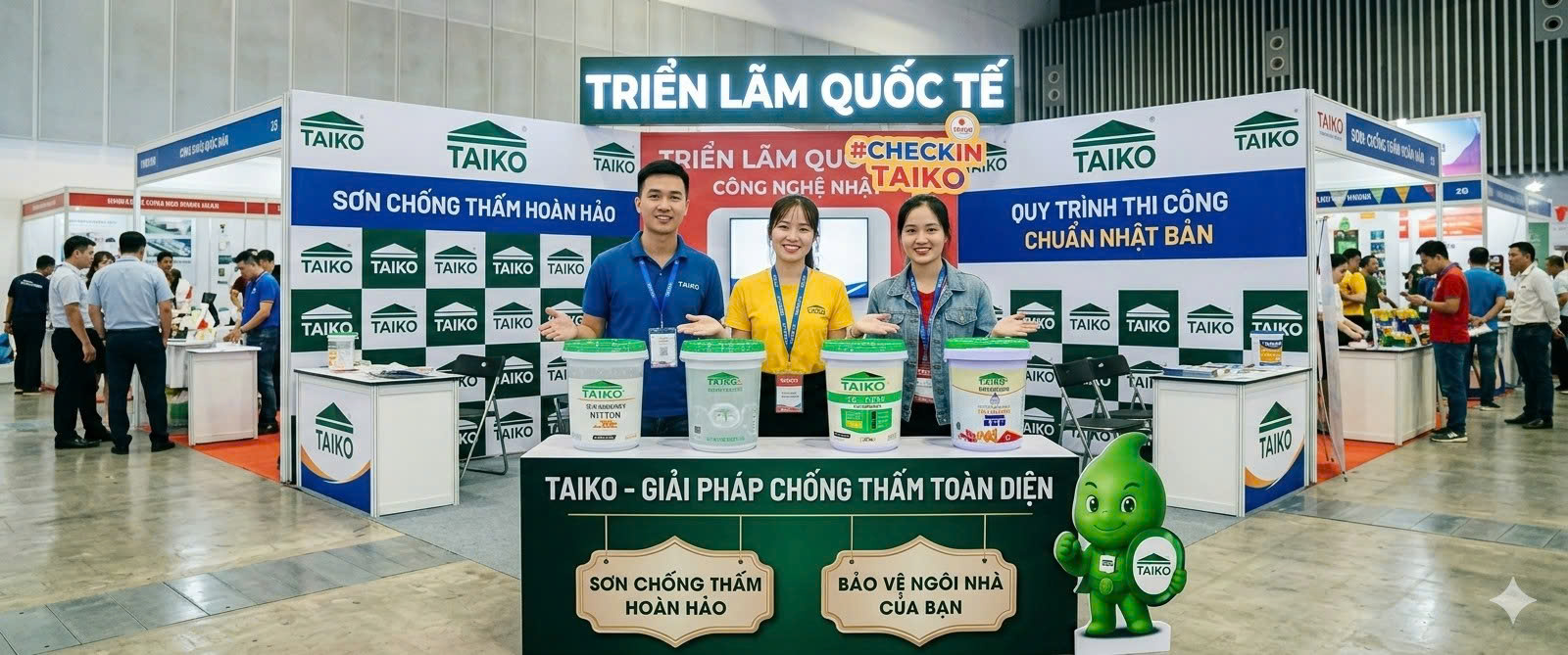 TAIKO tại Vietbuild 2026: Đột phá Sơn Chống Thấm 600°C và Công Nghệ Nhật Bản