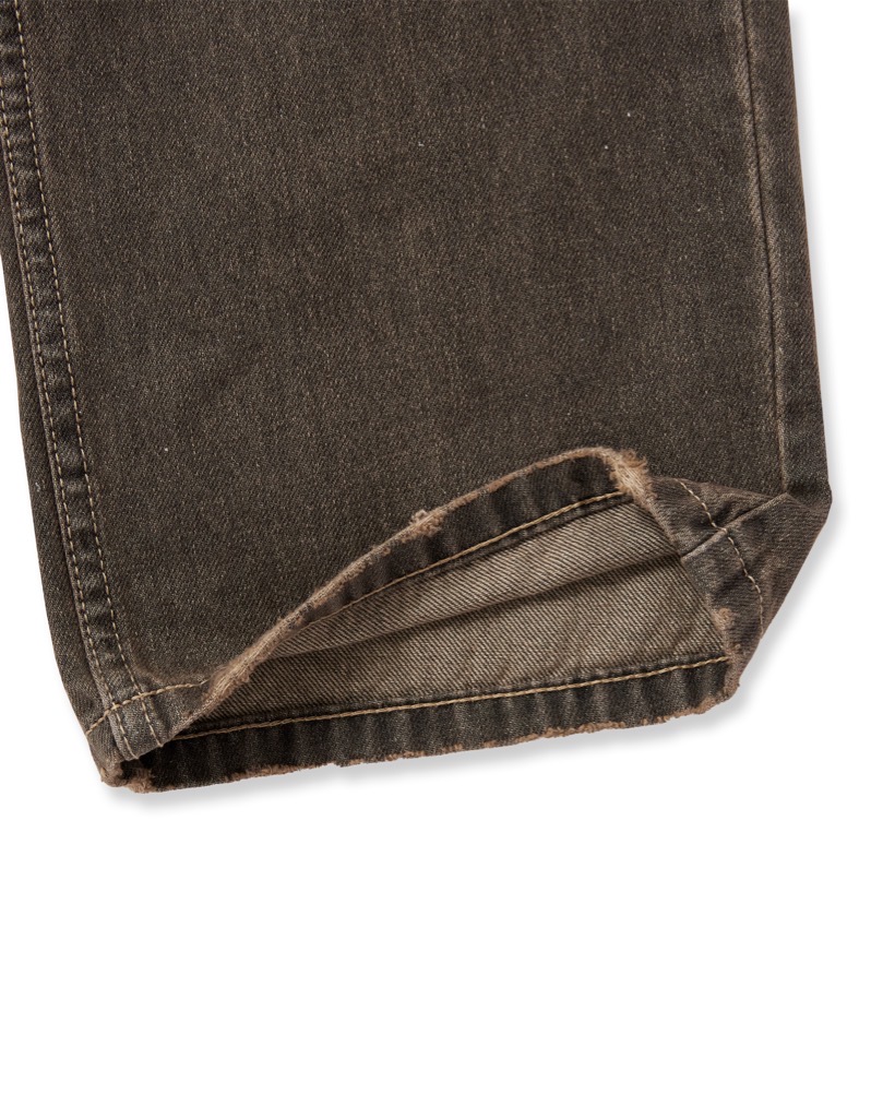 Insane® Cross Waist Cargo Denim Pants - Dirty Brown