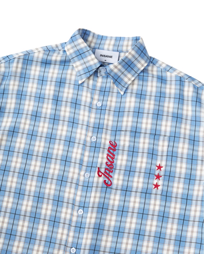 Insane® Plaid Shirt - Blue