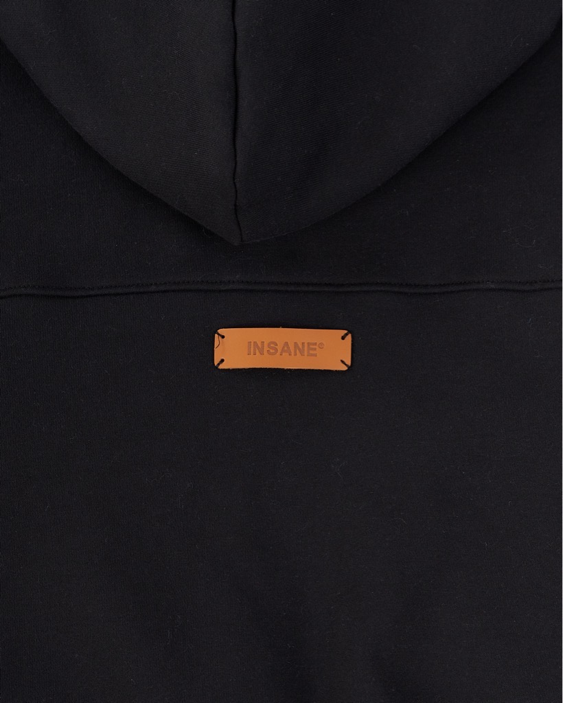 Insane® Weekly Boxy Hoodie Zip - Black