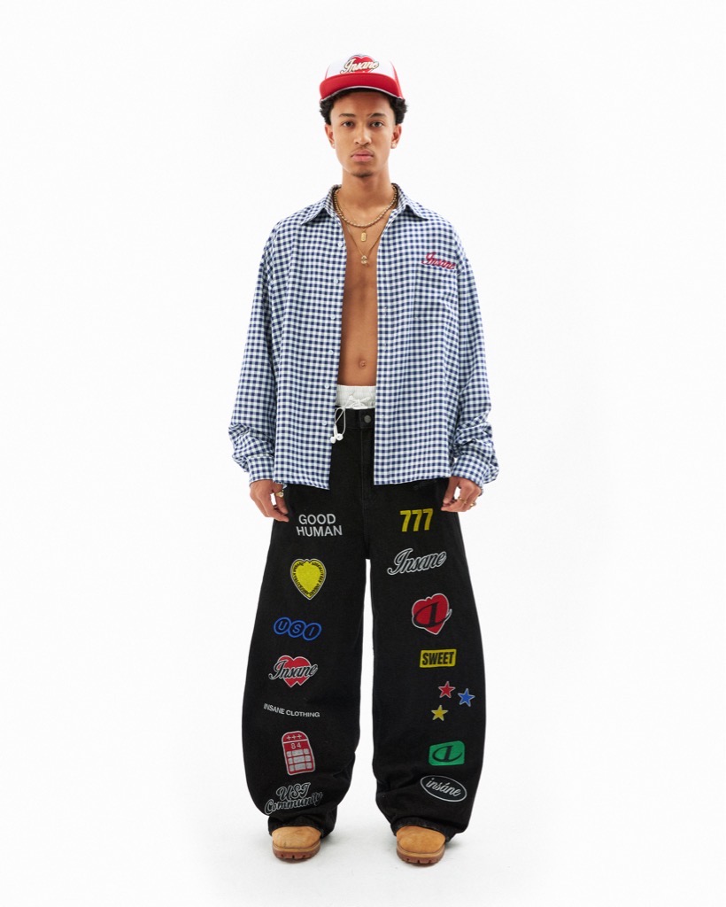 Insane® Checked Shirt - Navy