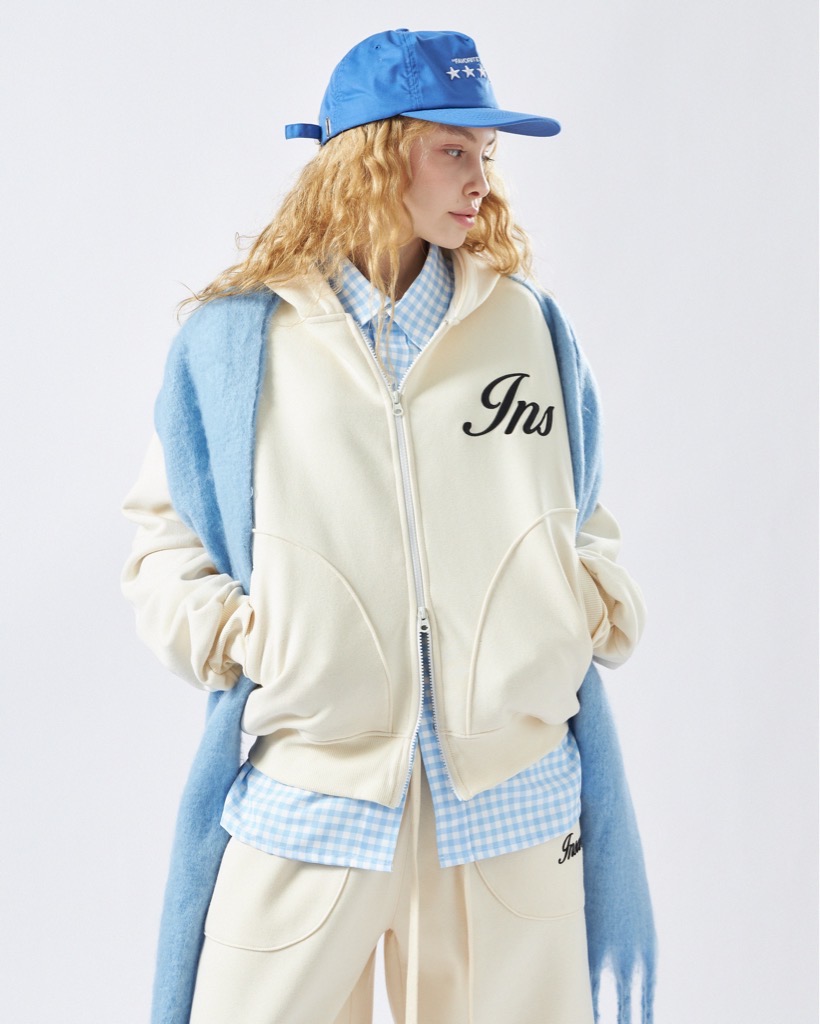 Insane® Weekly Boxy Hoodie Zip - Beige