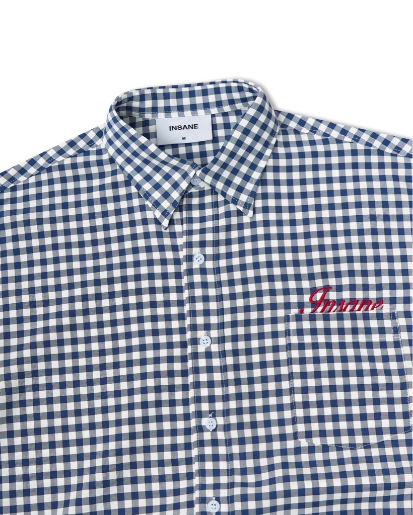 Insane® Checked Shirt - Navy