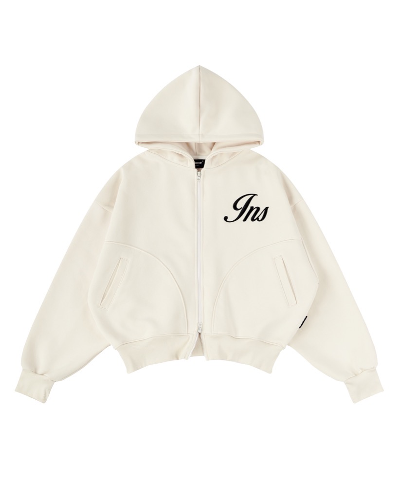 Insane® Weekly Boxy Hoodie Zip - Beige