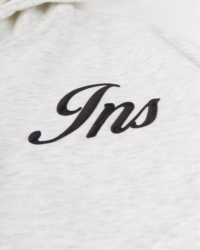 Insane® Weekly Boxy Hoodie Zip - Melange Grey