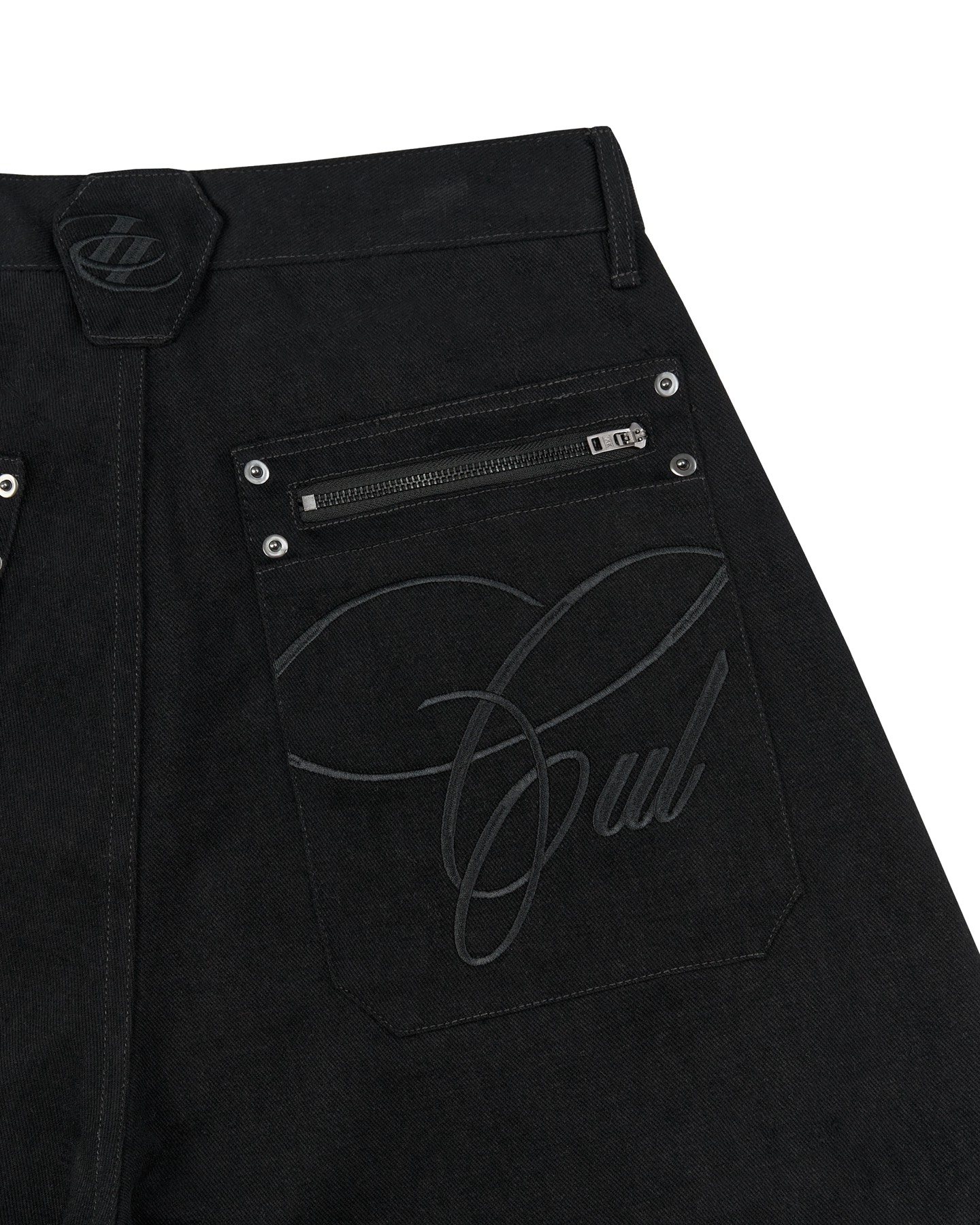 Insane® Rough Edge Jorts - Black