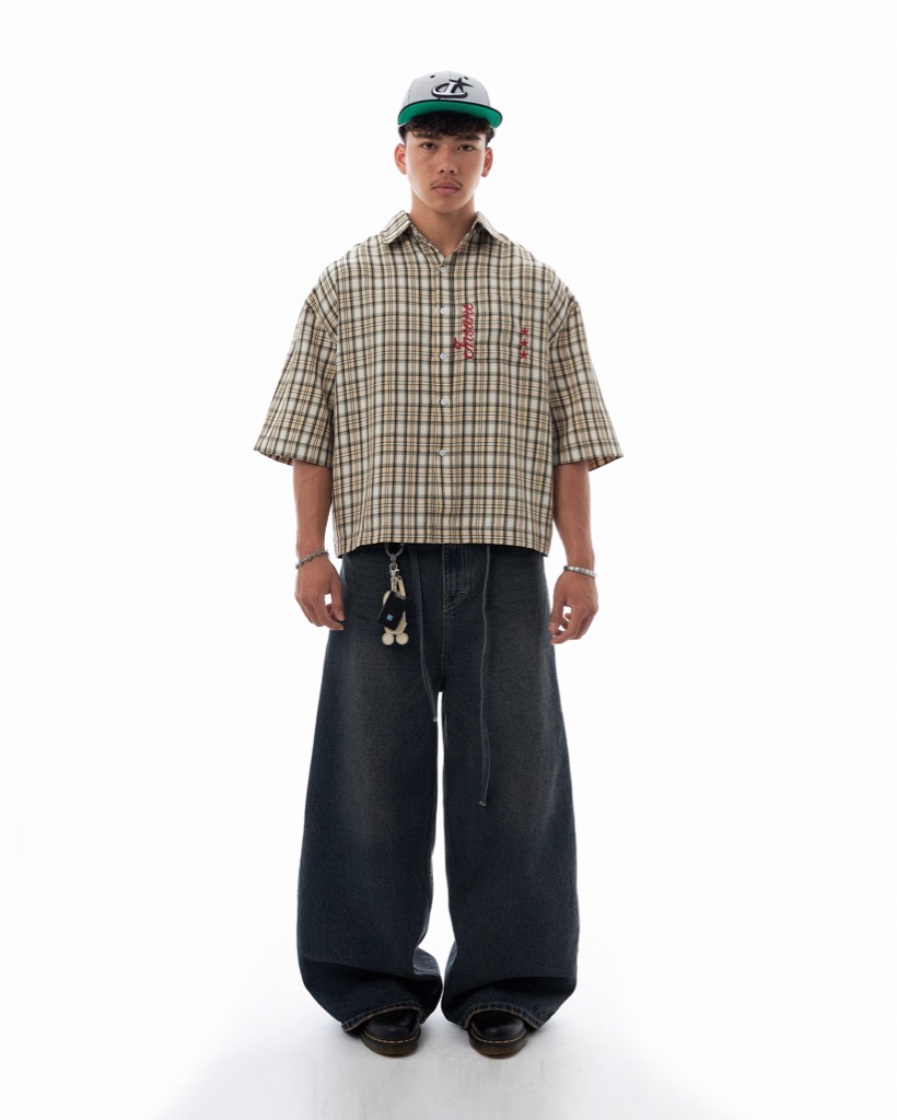 Insane® Plaid Shirt - Brown