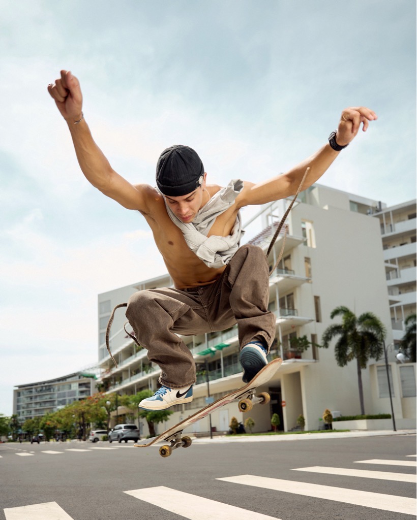 Insane® Cross Waist Cargo Denim Pants - Dirty Brown