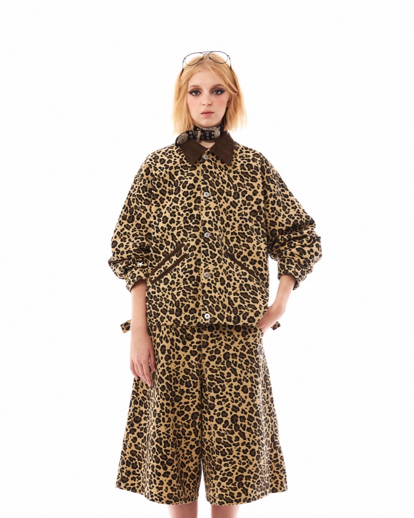 Insane® Leopard Jorts - Brown