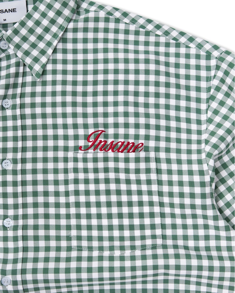 Insane® Checked Shirt - Green