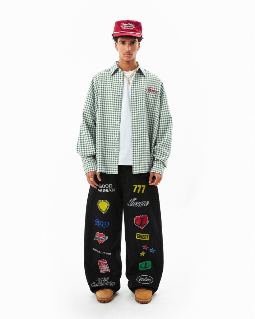 Insane® Checked Shirt - Green