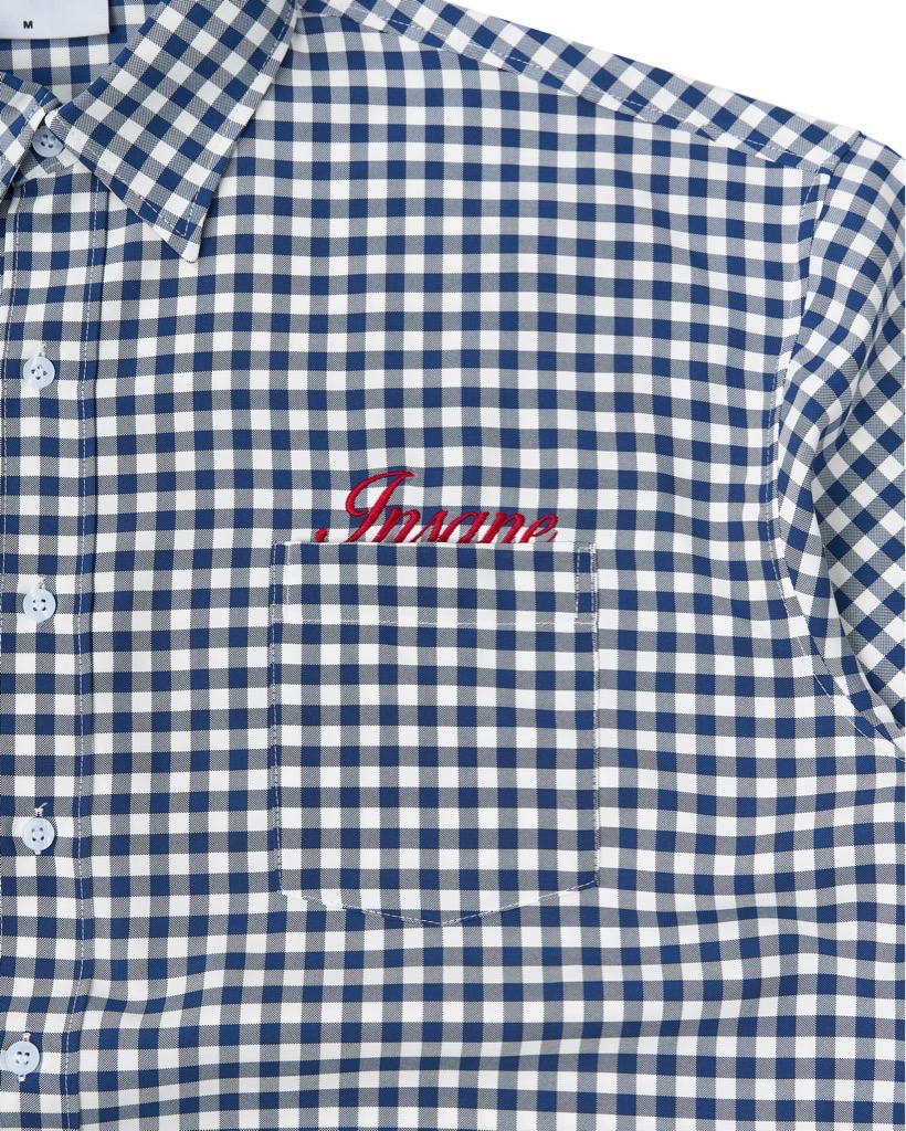 Insane® Checked Shirt - Navy