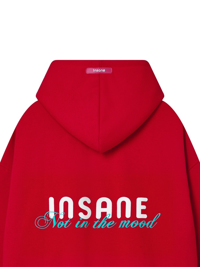 Insane® Not In The Mood Hoodie - Red