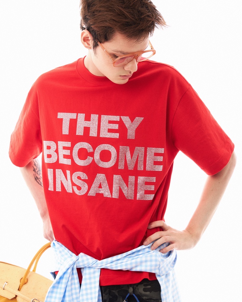Insane® Beaded Tee - Red