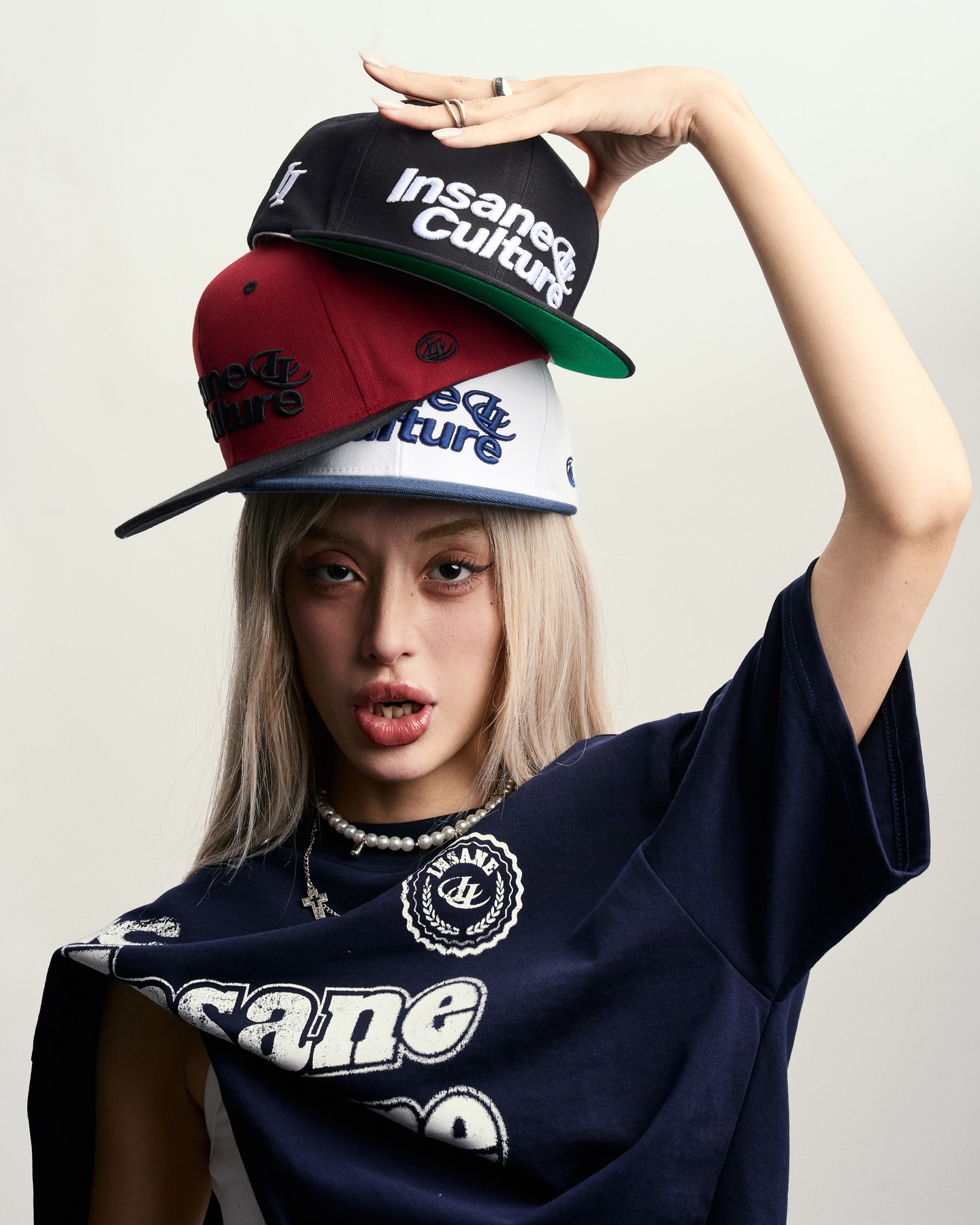 Insane® Basic 9FIFTY Snapback - Navy & White