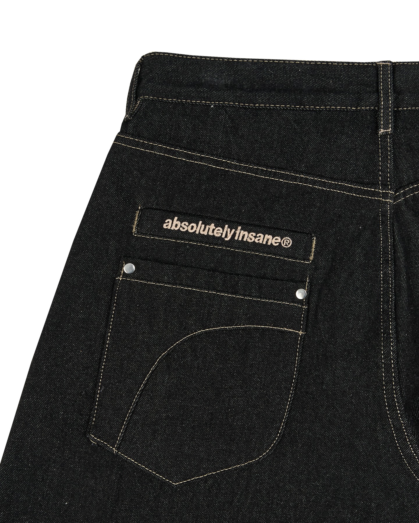 Insane® Dual Realm Demin Pants - Black