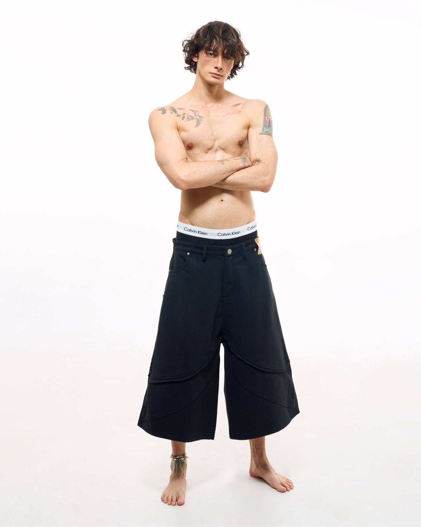 Insane® Halo Sweatjorts - Black