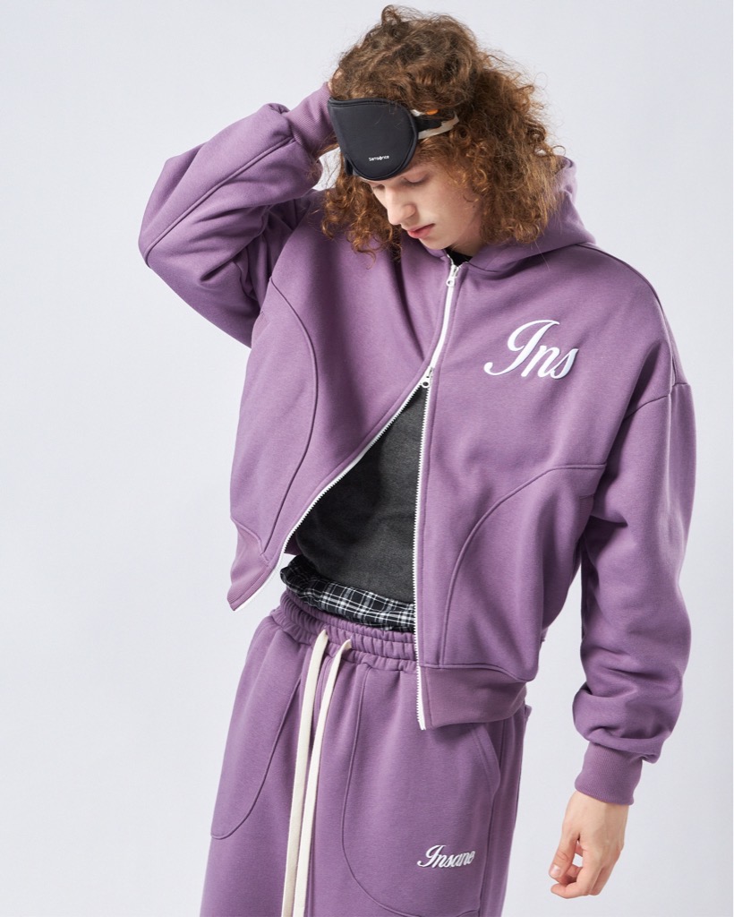 Insane® Weekly Boxy Hoodie Zip - Lavender