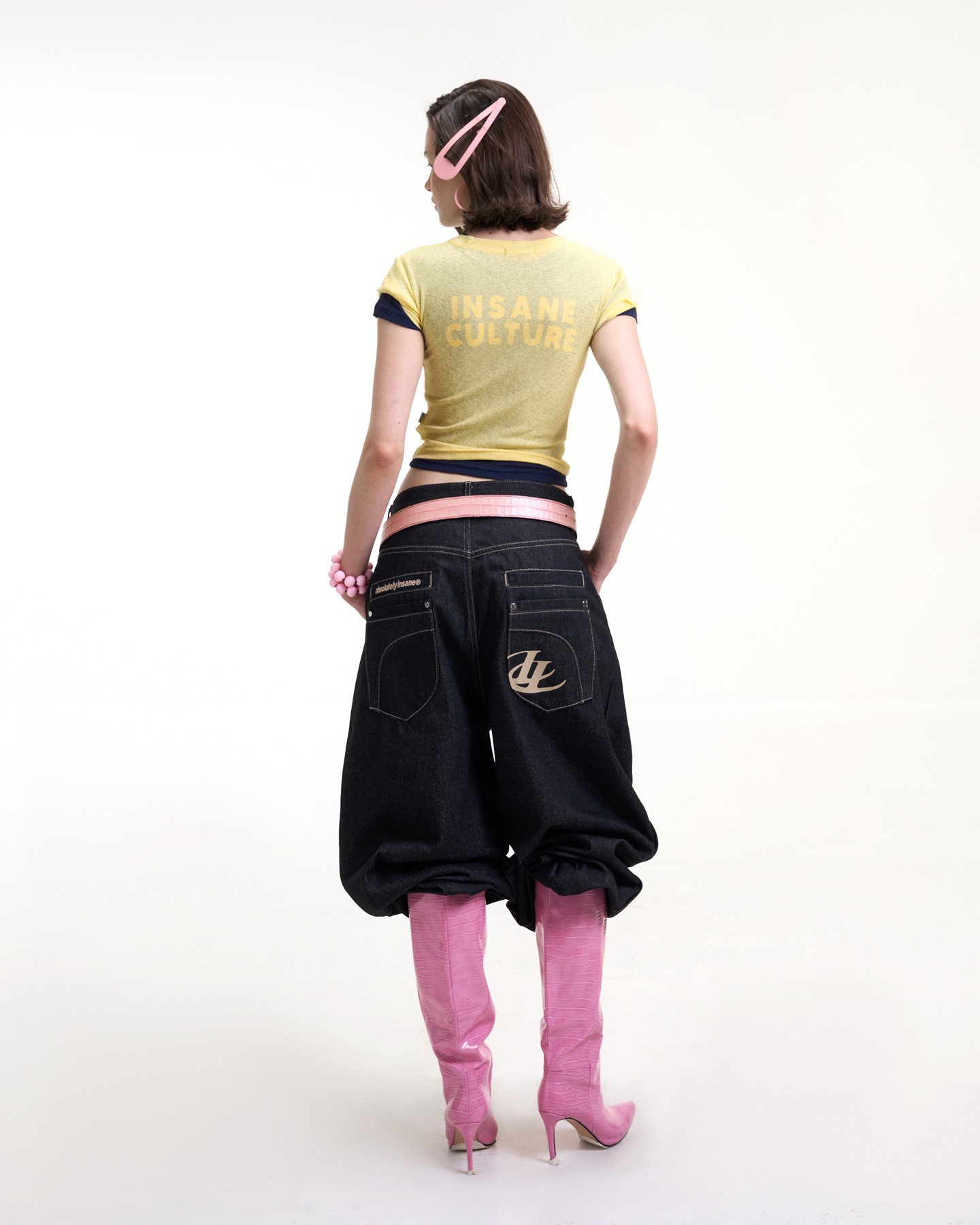 Insane® Culture Baby Tee - Lime Yellow