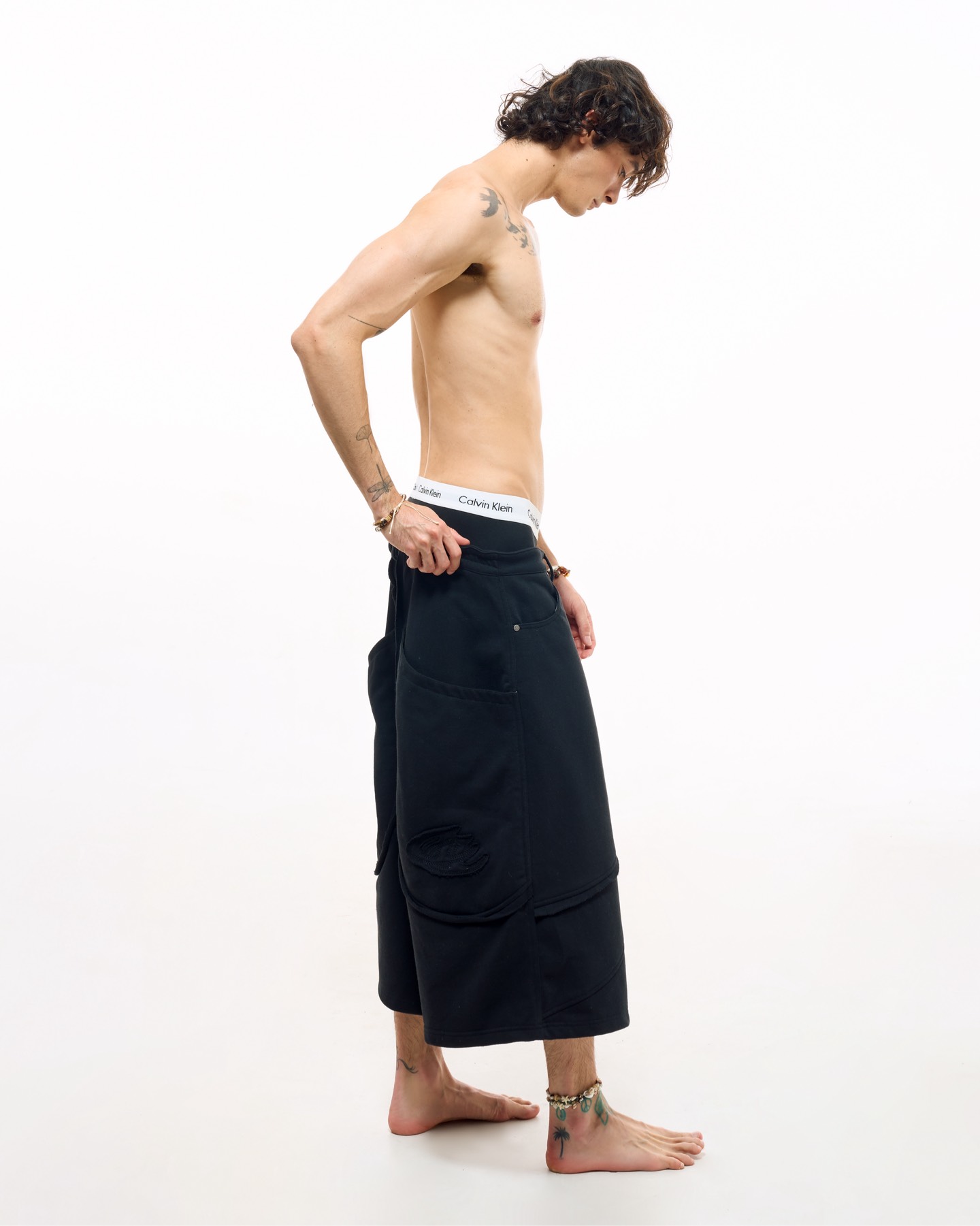 Insane® Halo Sweatjorts - Black