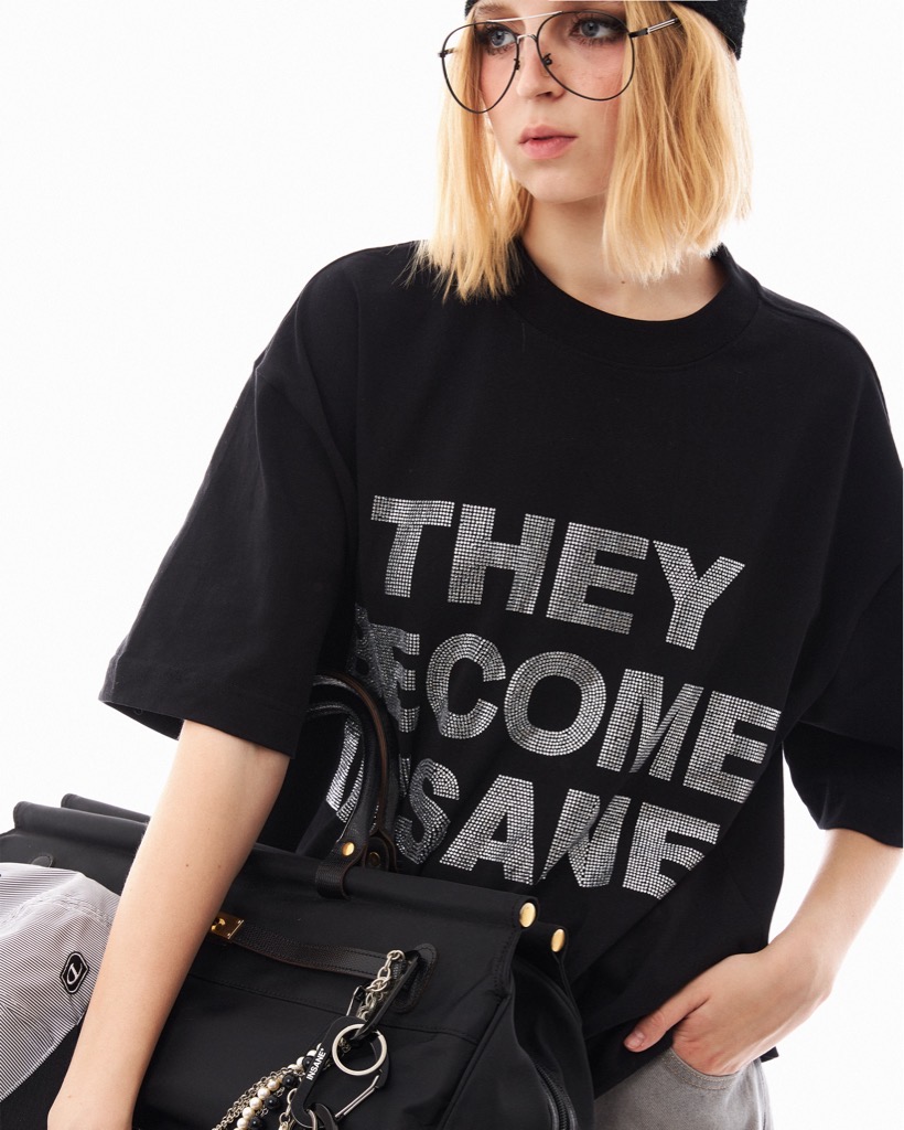 Insane® Beaded Tee - Black