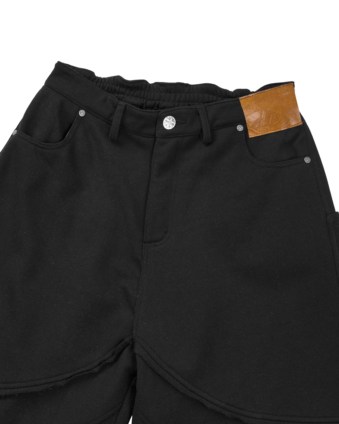 Insane® Halo Sweatjorts - Black