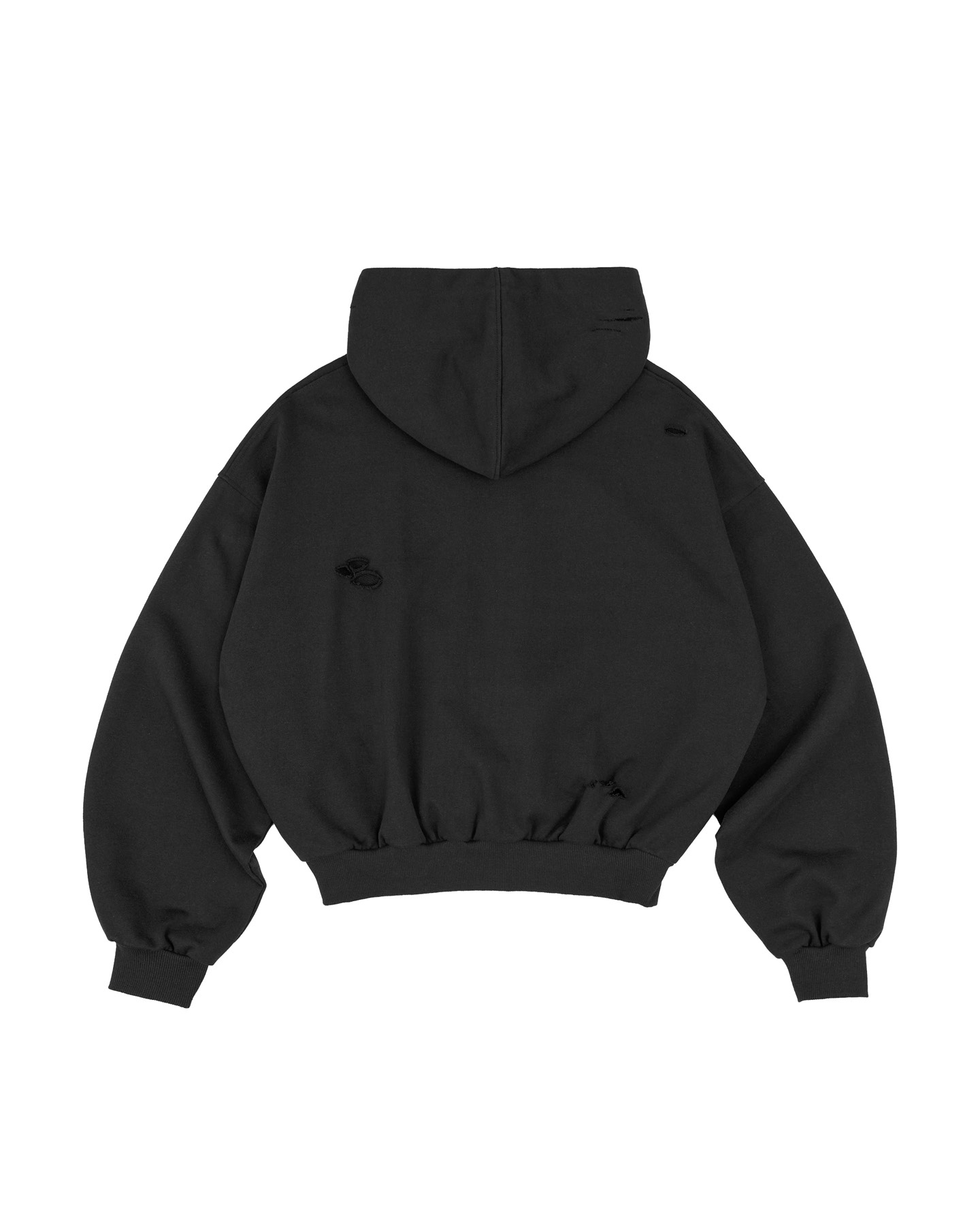 Insane® Static Noise Hoodie Zip - Black