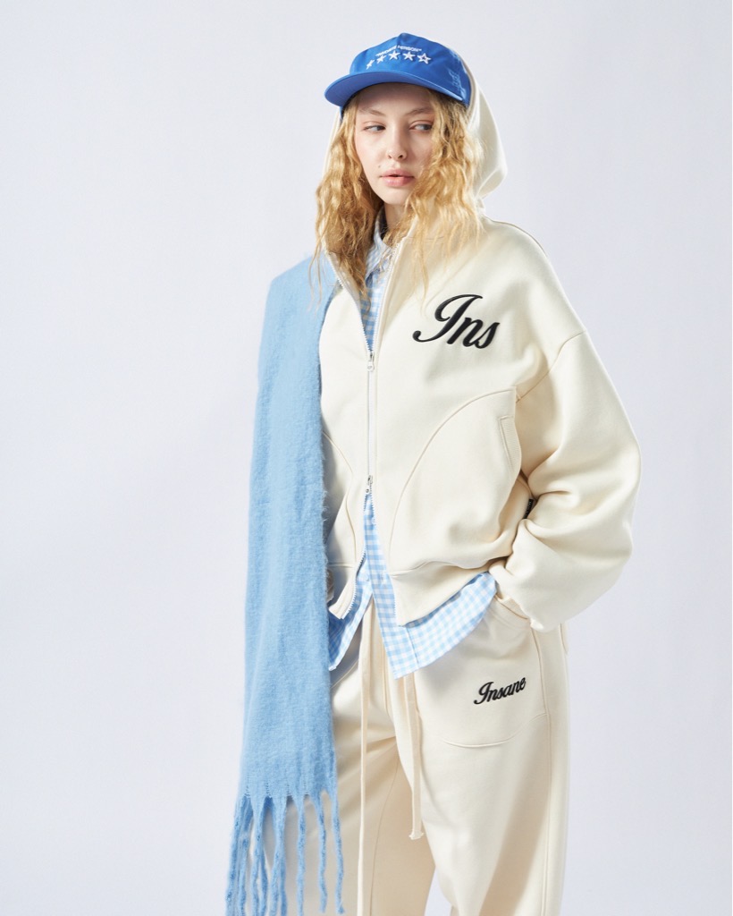 Insane® Weekly Boxy Hoodie Zip - Beige