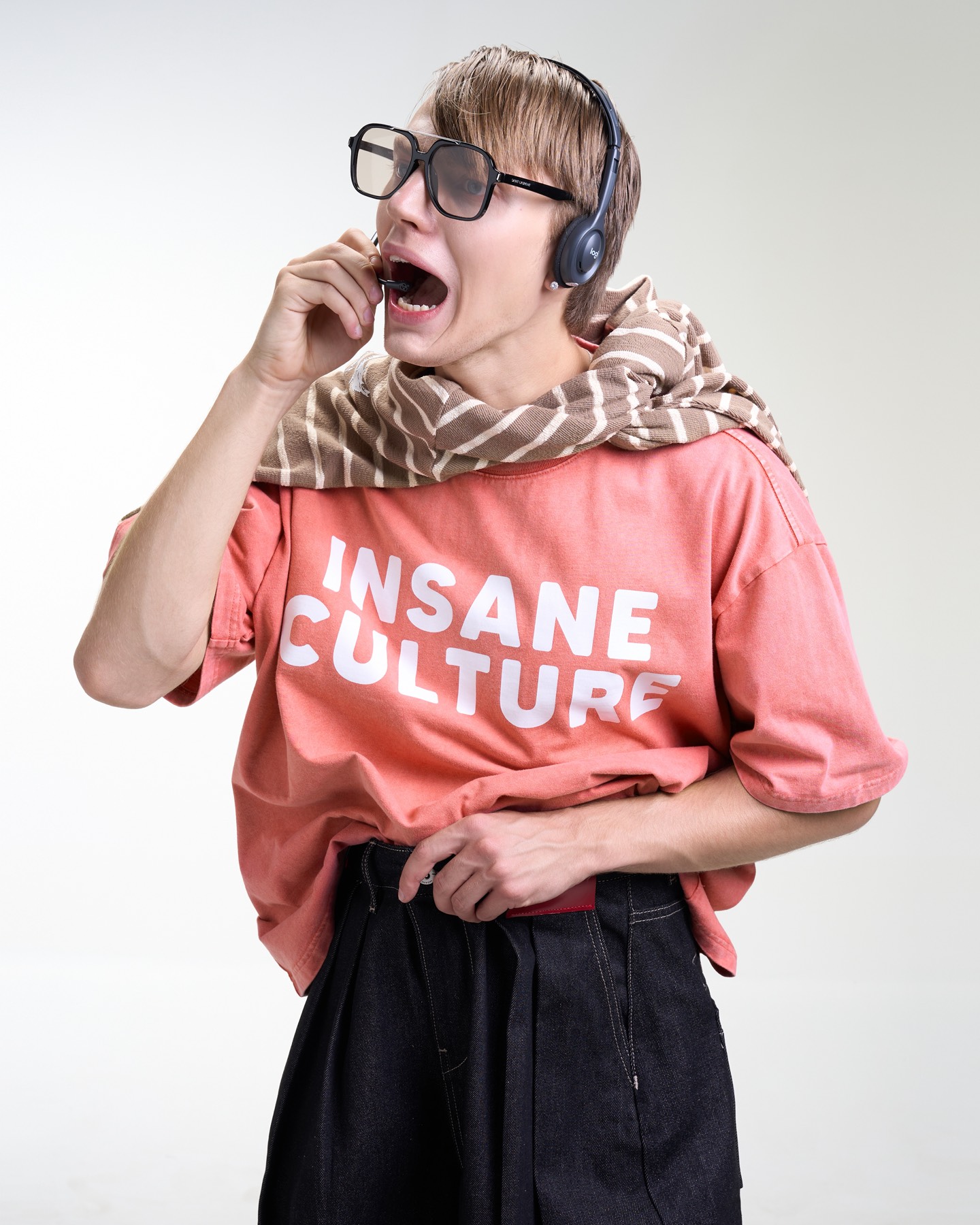 Insane® Culture 26 Washed Tee  - Faded Orange