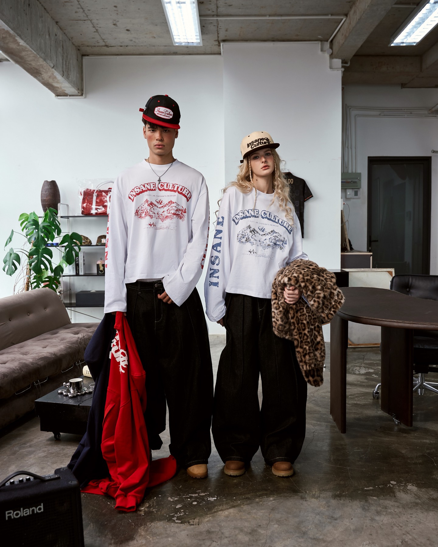 Insane® Dual Realm Demin Pants - Black