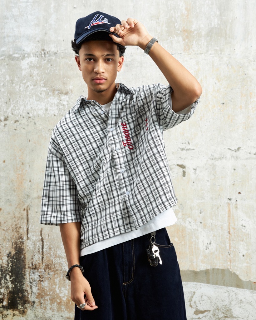 Insane® Plaid Shirt - White
