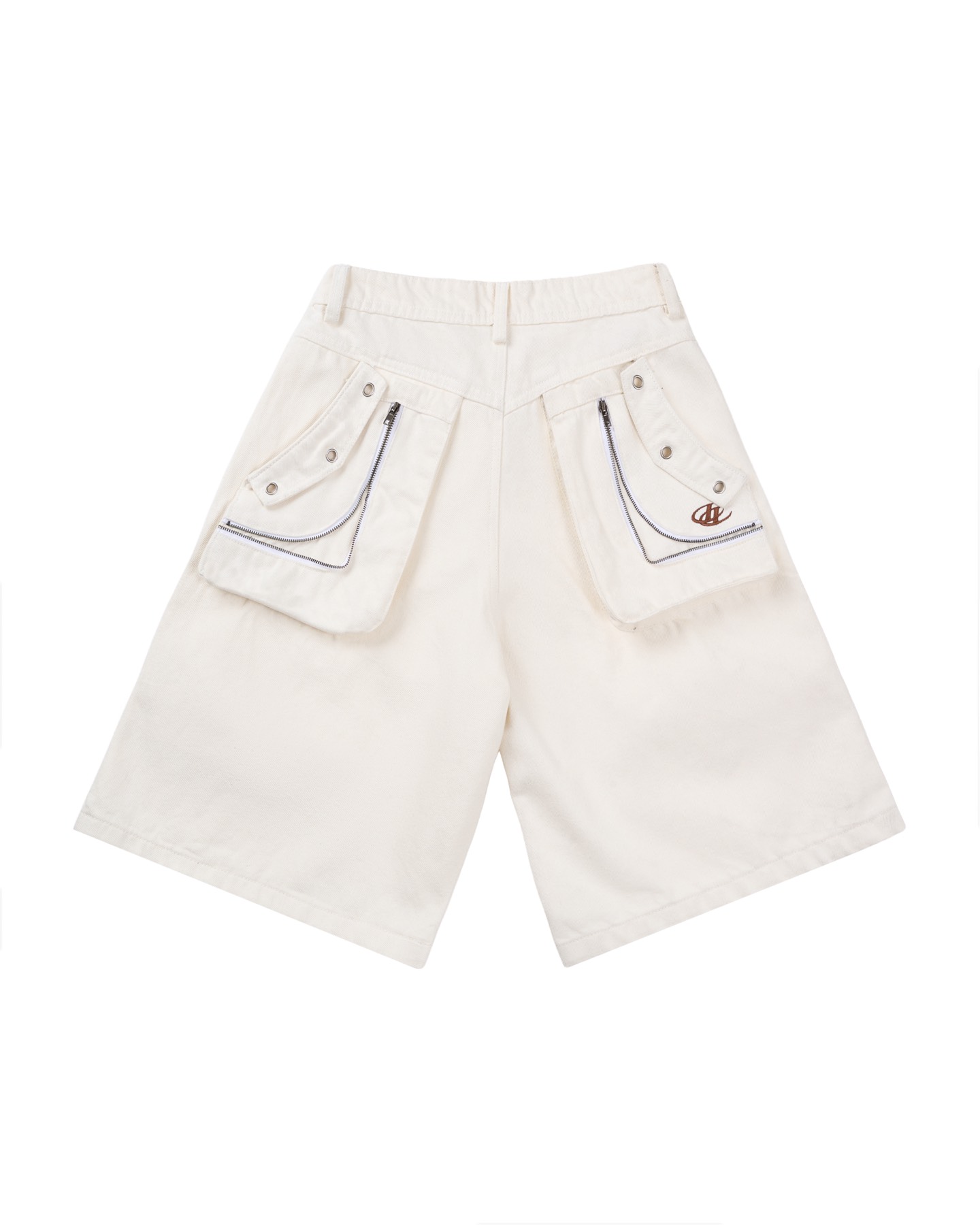 Insane® Rawline Jorts - White