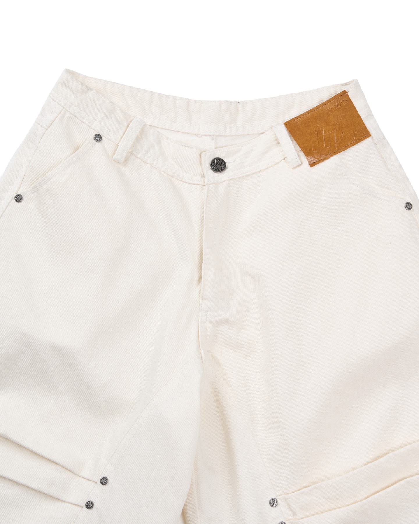 Insane® Rawline Jorts - White