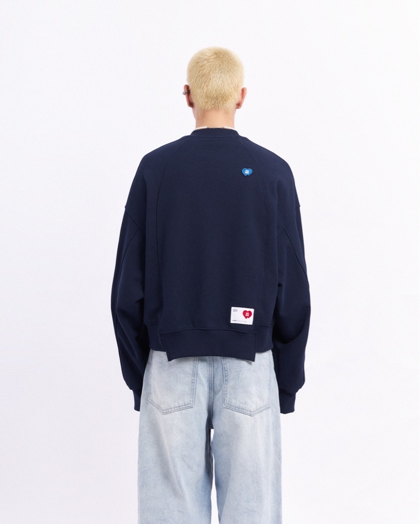 Insane® YHFIM Boxy Sweater - Navy