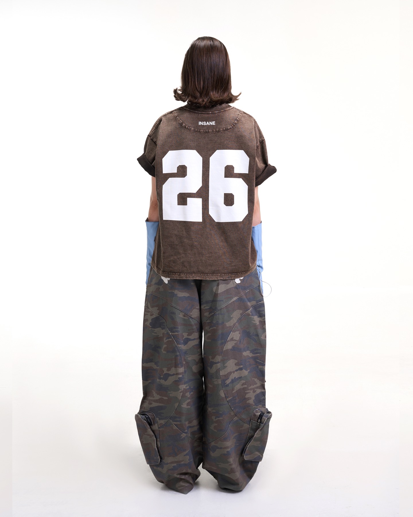 Insane® Culture 26 Washed Tee - Faded Brown