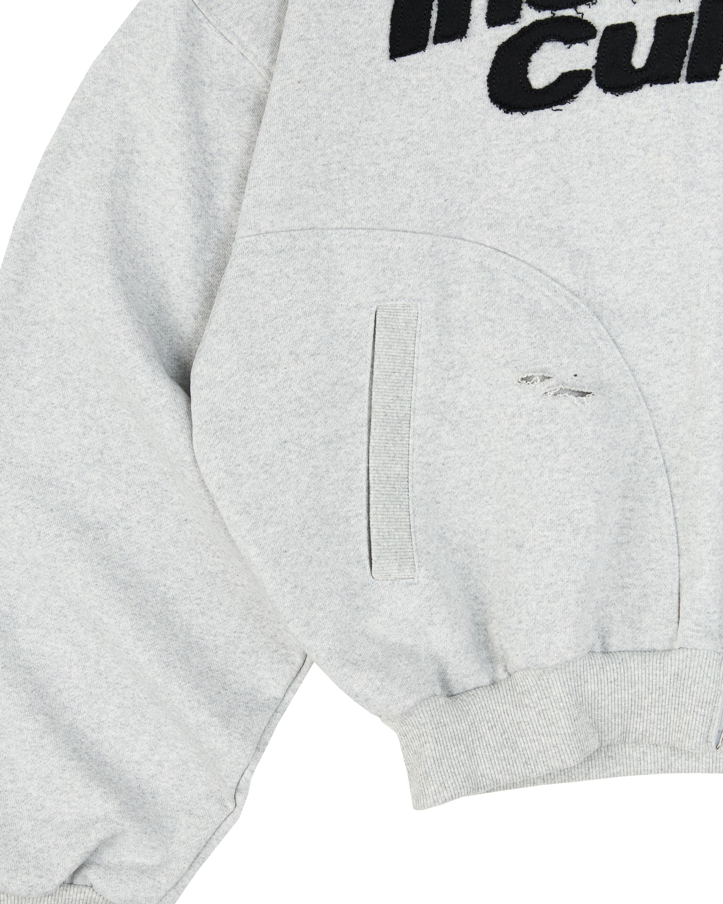 Insane® Static Noise Hoodie Zip - Melange