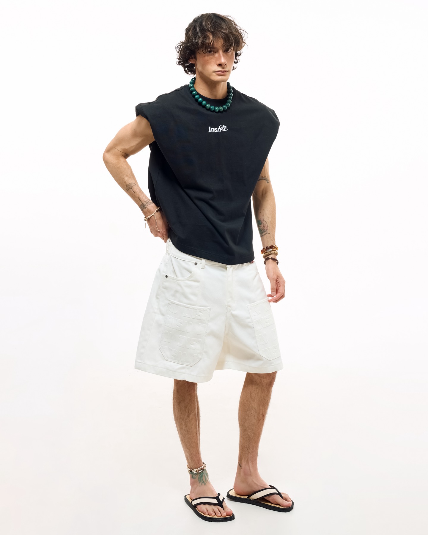Insane® INSN Shorts - White