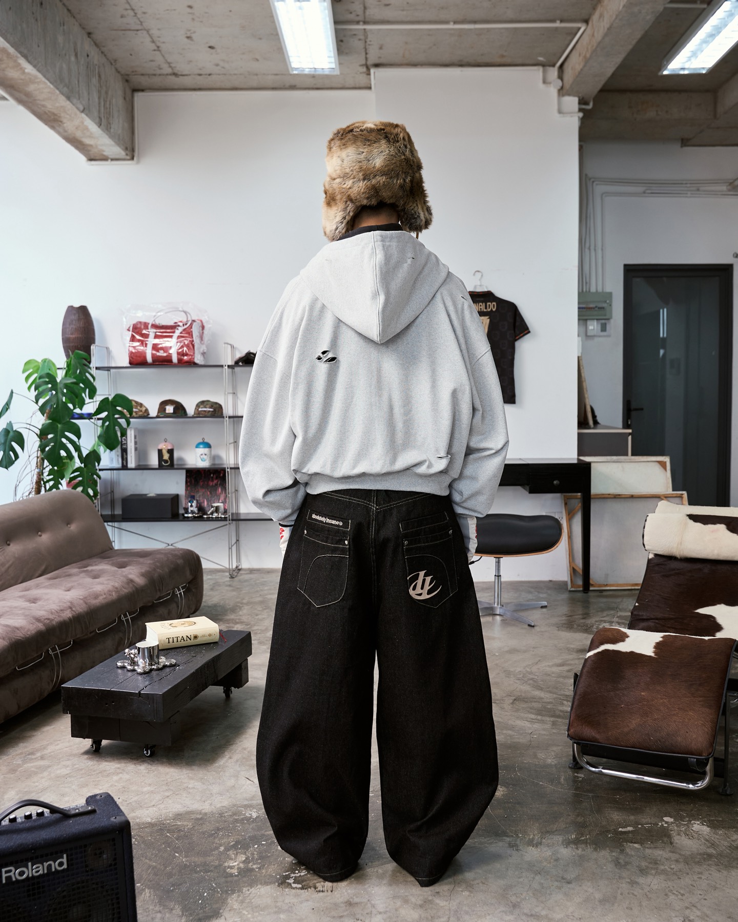 Insane® Dual Realm Demin Pants - Black