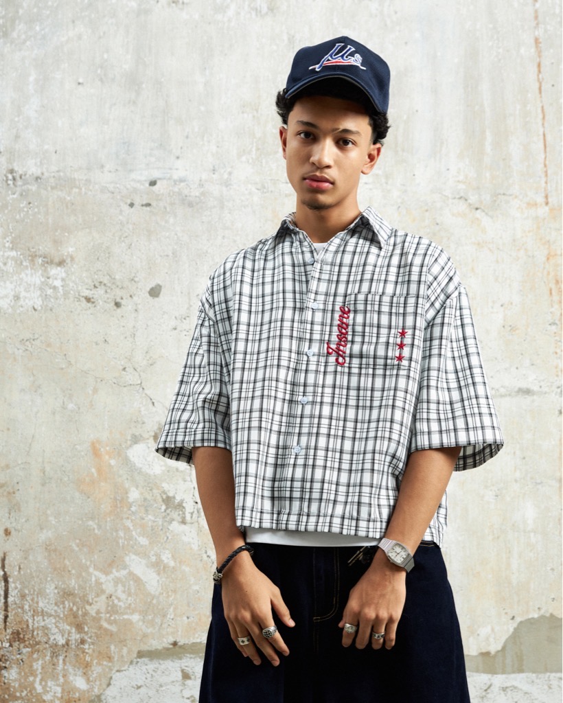 Insane® Plaid Shirt - White